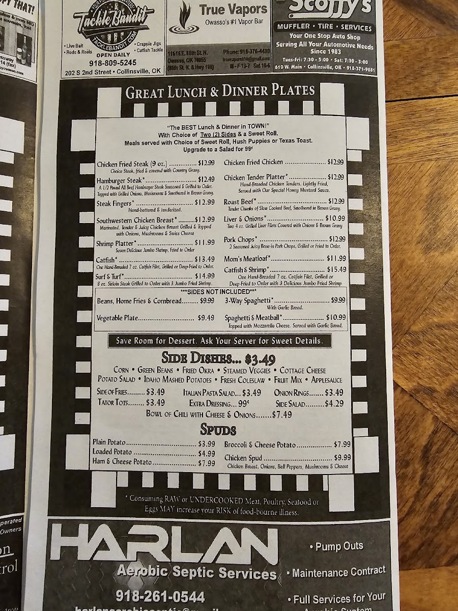 Mom's Diner Menu - Image 5