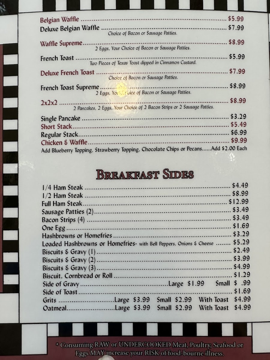 Mom's Diner Menu - Image 6